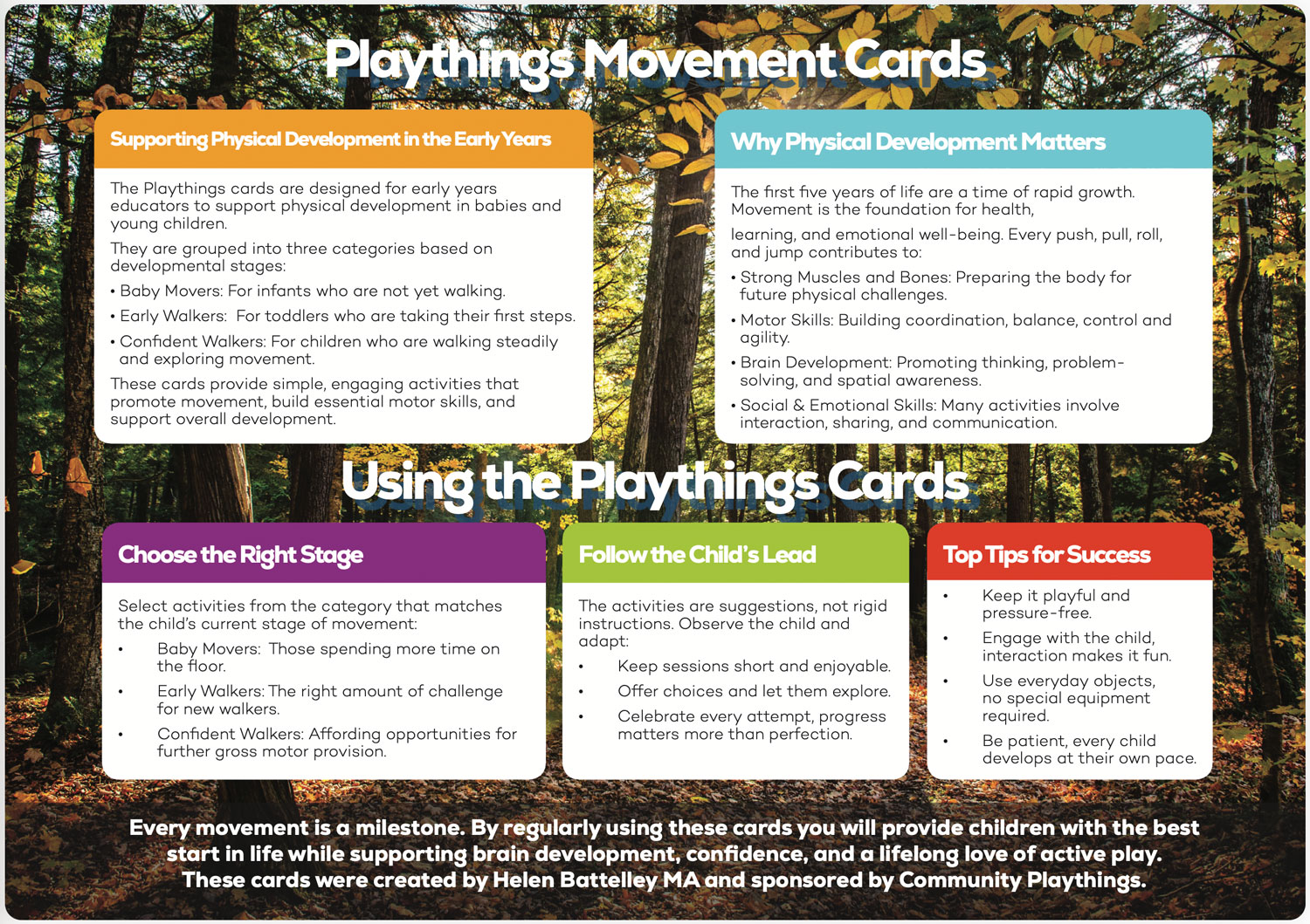 playthings movement cards